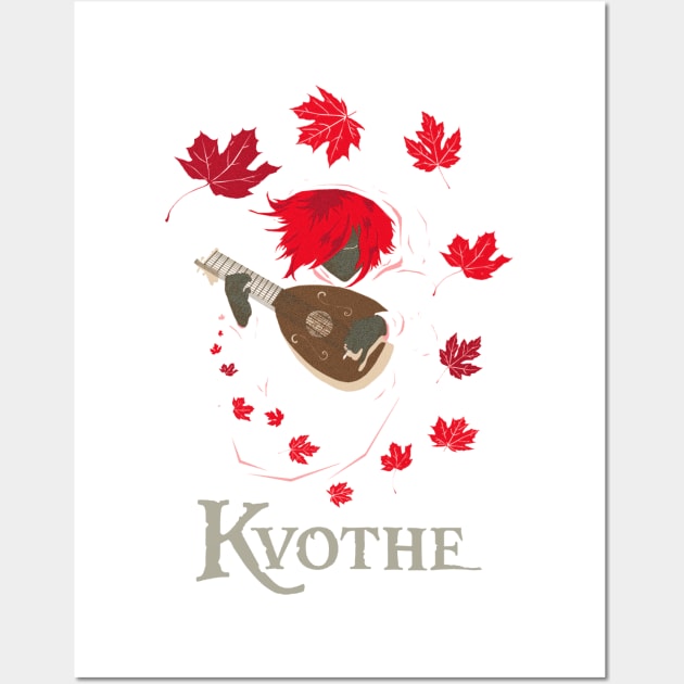 Kvothe Name Of The Movie Wind Shirt Wall Art by chaxue